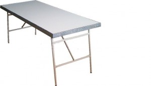 MESA PLEGABLE (ALUMINIO Y FIBRA)